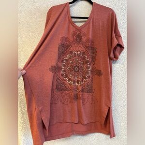 Style & Co. Warm rust orange Knit Top